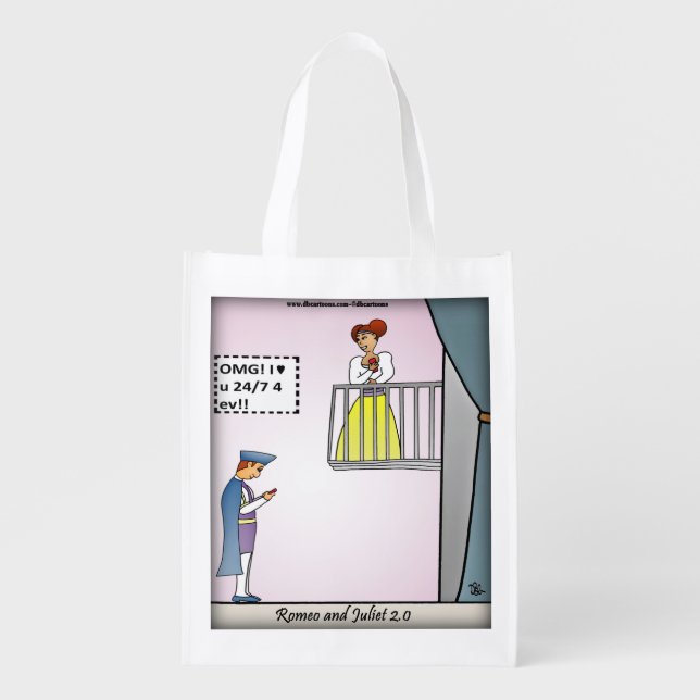 Romeo-and-Juliet-2.0 Grocery Bag (Front)
