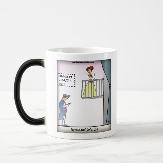 Romeo and Juliet 2.0 Morphing Coffee Mug (Left)