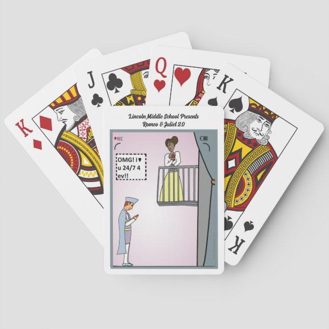 Romeo and Juliet 2.0 Playing Cards (Back)