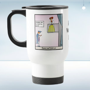 Romeo and Juliet 2.0 Valentine's Travel Mug