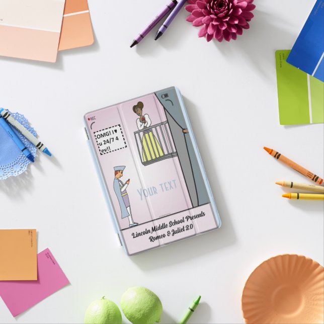 Romeo and Juliet 8th/9th Gen iPad w/ 10.2" Reti iPad Mini Cover (In Situ)