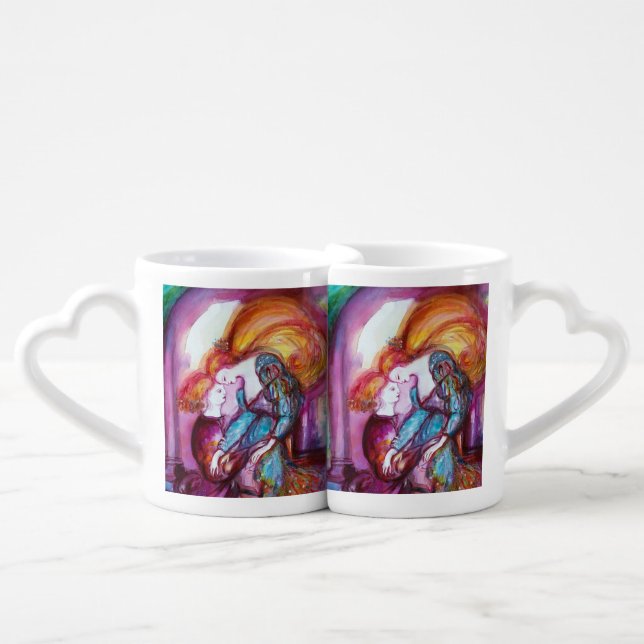 ROMEO AND JULIET BALCONY SCENE,Valentine's Day Coffee Mug Set (Front Nesting)
