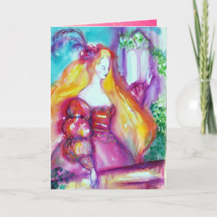 ROMEO AND JULIET BALCONY SCENE Valentine's Day Holiday Card