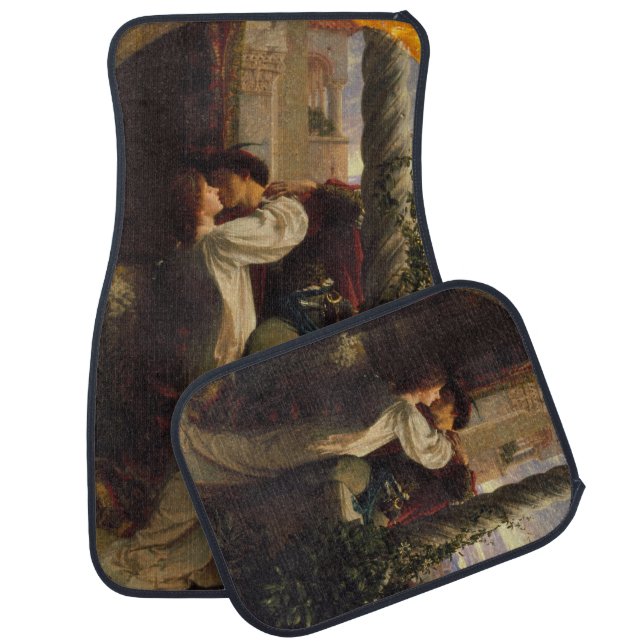 Romeo and Juliet (by Frank Dicksee) Car Floor Mat (Set)