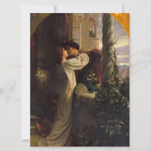Romeo and Juliet by Frank Dicksee Card