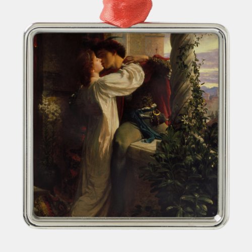 Romeo and Juliet by Frank Dicksee Metal Ornament