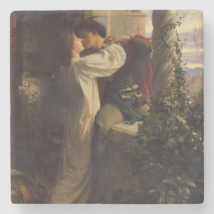 Romeo and Juliet (by Frank Dicksee) Stone Coaster