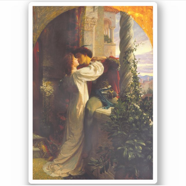 Romeo and Juliet c. 1884 by Sir Frank Dicksee Sticker (Front)