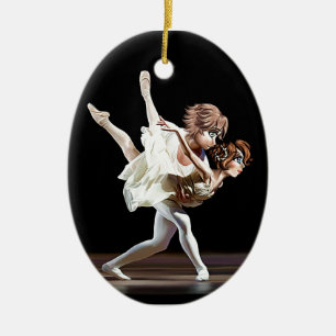 Romeo and Juliet Ceramic Ornament