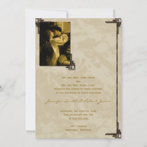 Romeo and Juliet Fairytale Wedding Invitation