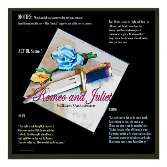 romeo-and-juliet-motifs-poster-zazzle