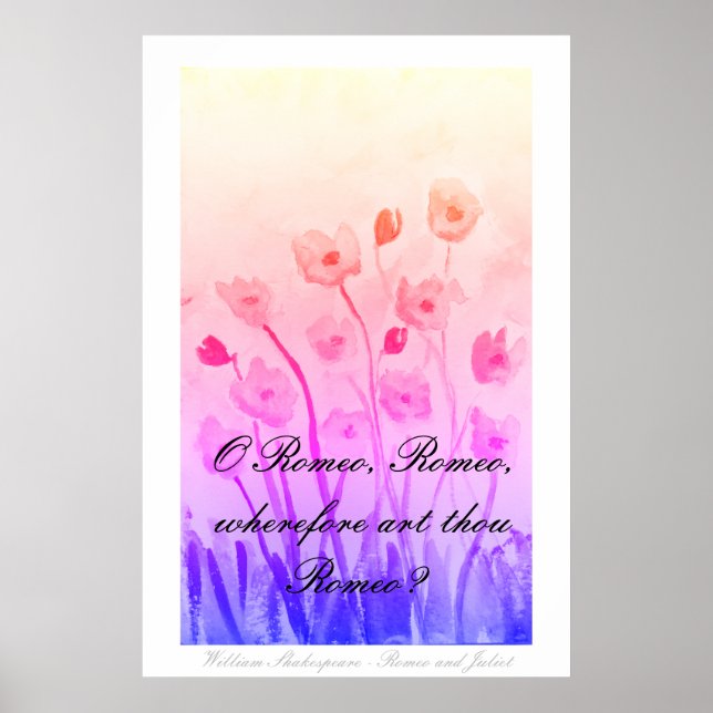 Romeo and Juliet Poster (Front)