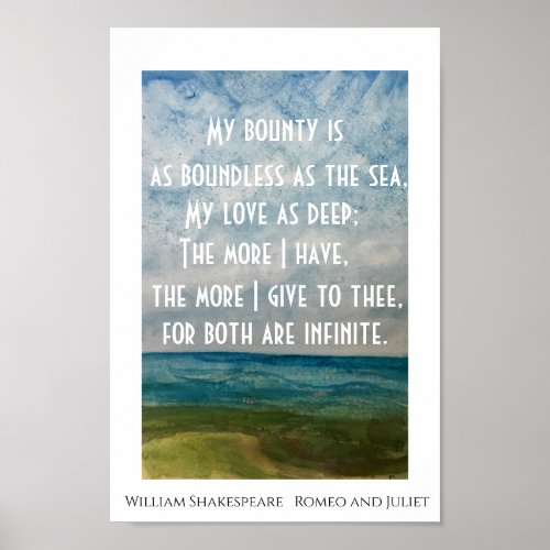 Romeo and Juliet Print Value Poster Paper Matte