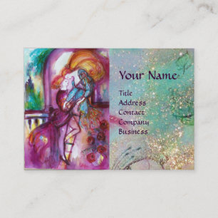 ROMEO AND JULIET Romantic Valentines's Day Business Card