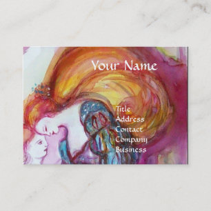 ROMEO AND JULIET Romantic Valentines's Day Business Card
