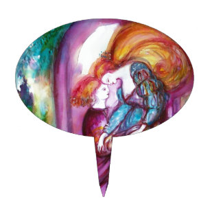 ROMEO AND JULIET Romantic Valentines's Day Cake Topper