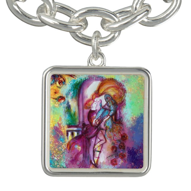 ROMEO AND JULIET Romantic Valentines's Day Charm Bracelet (Design)