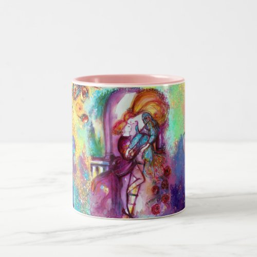 ROMEO AND JULIET Romantic Valentiness Day Hearts Two_Tone Coffee Mug