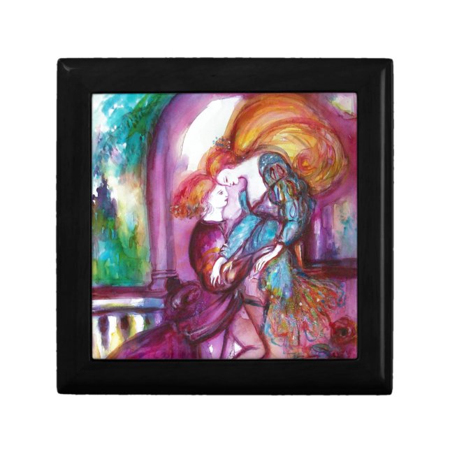 ROMEO AND JULIET Romantic Valentines's Day Jewelry Box (Front)
