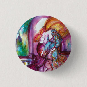 ROMEO AND JULIET Romantic Valentines's Day Pinback Button