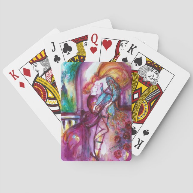 ROMEO AND JULIET Romantic Valentines's Day  Poker Cards (Back)