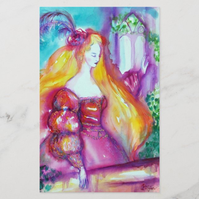 ROMEO AND JULIET Romantic Valentines's Day Stationery (Front)