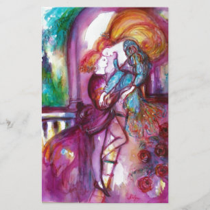 ROMEO AND JULIET Romantic Valentines's Day Stationery