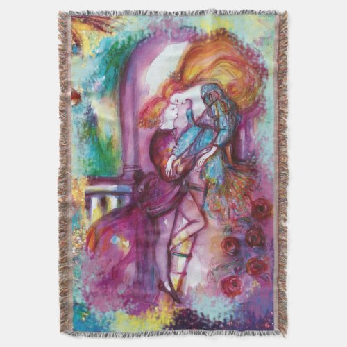 ROMEO AND JULIET Romantic Valentiness Day Throw Blanket