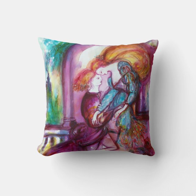 ROMEO AND JULIET Romantic Valentines's Day Throw Pillow (Front)