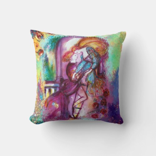 ROMEO AND JULIET Romantic Valentiness Day Throw Pillow