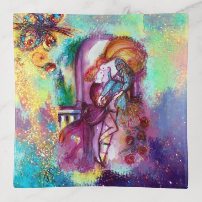 ROMEO AND JULIET Romantic Valentines's Day Trinket Tray (Front)