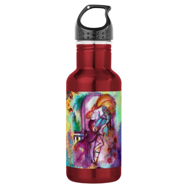 ROMEO AND JULIET Romantic Valentines's Day Water Bottle (Front)
