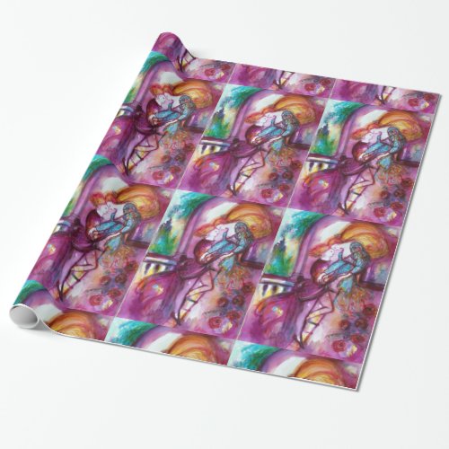 ROMEO AND JULIET Romantic Valentiness Day Wrapping Paper