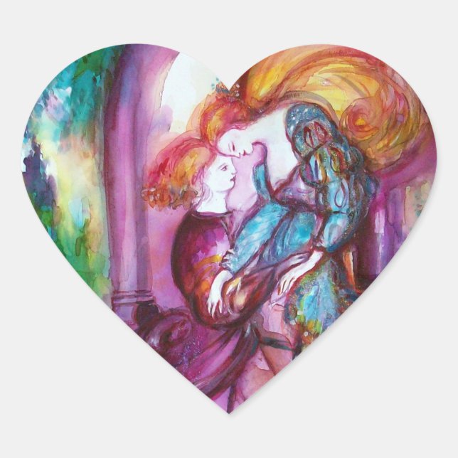 ROMEO AND JULIET / Valentine's Day Heart Heart Sticker (Front)