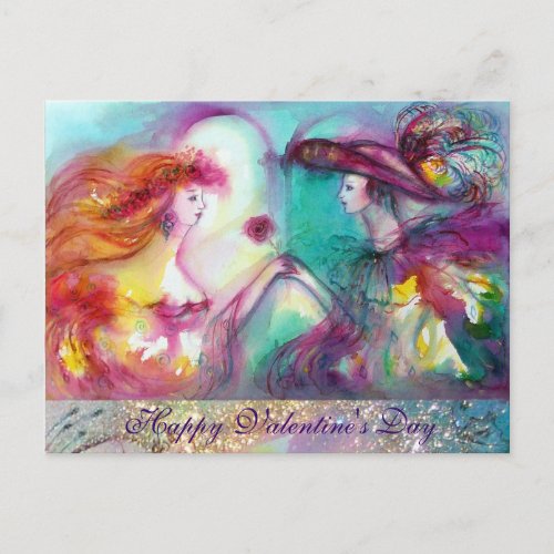 ROMEO AND JULIET Valentines Day Holiday Postcard