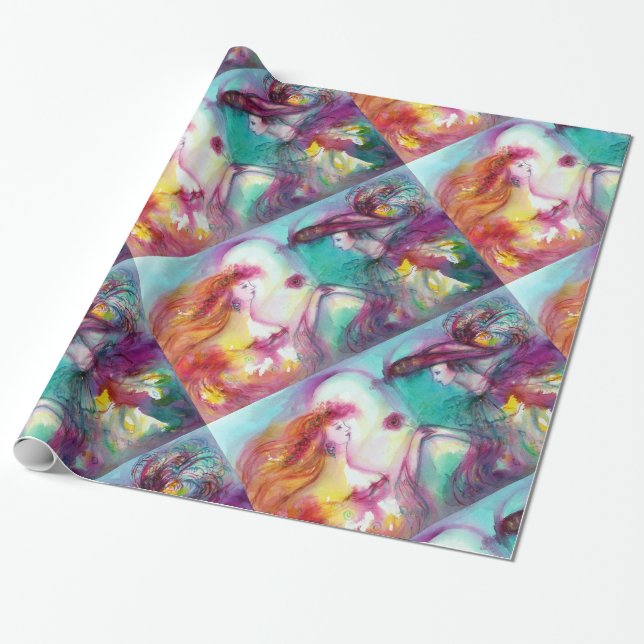 ROMEO AND JULIET , Valentine's Day Wrapping Paper (Unrolled)