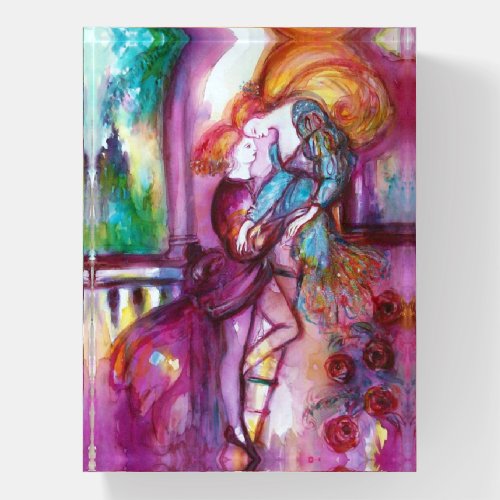 ROMEO AND JULIET Valentiness Day Watercolor Paperweight