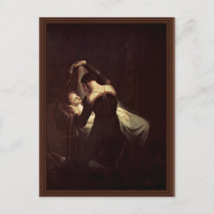 Romeo At Juliet'S Deathbed,  By Füssli Johann Hein Postcard