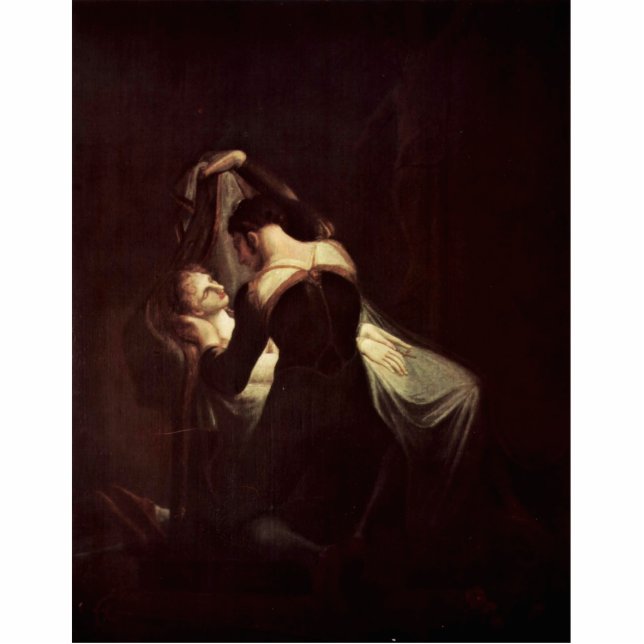 Romeo At Juliet'S Deathbed,  By Füssli Johann Hein Statuette (Front)