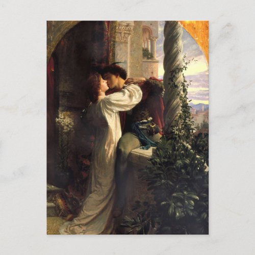 Romeo  Juliet by Frank Dicksee Postcard