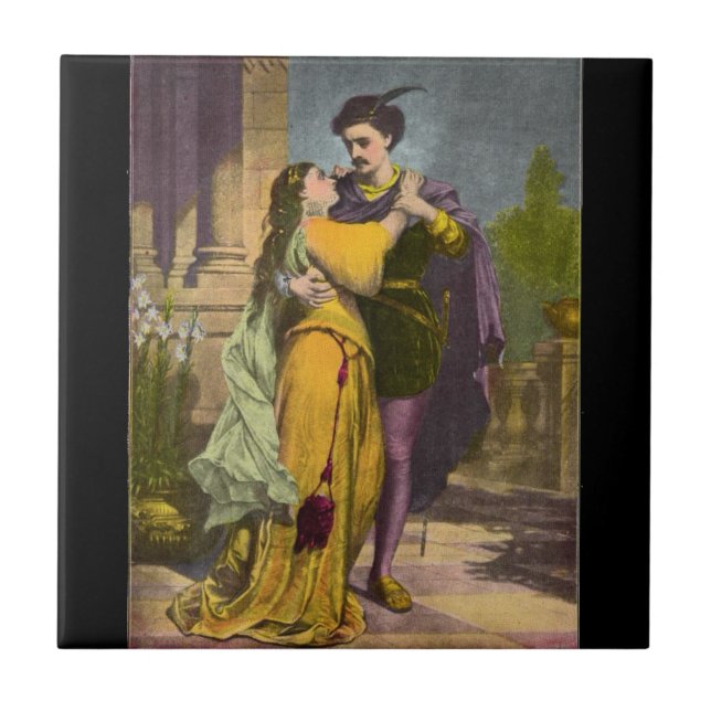 Romeo & Juliet Ceramic Tile (Front)