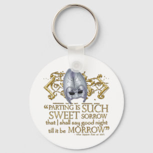 Romeo & Juliet Quote (Gold Version) Keychain