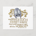 Romeo & Juliet Quote (Gold Version) Postcard