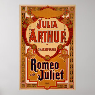 Romeo & Juliet Vintage Poster