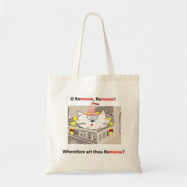 Romeow tote bag (Front)