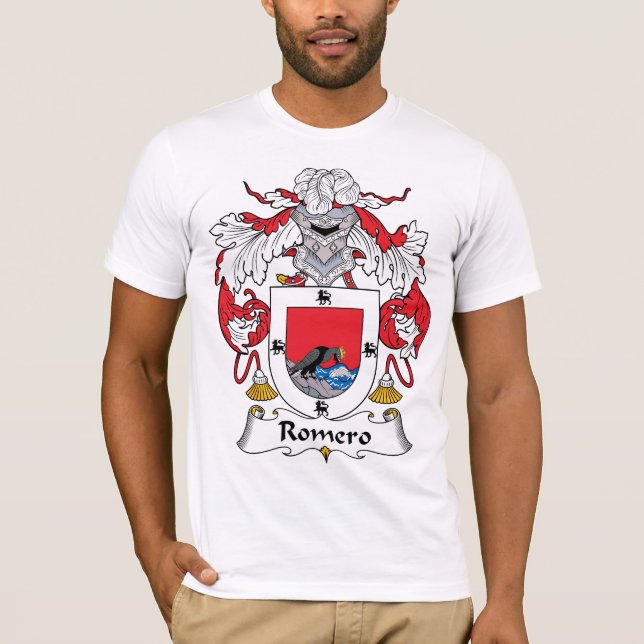 Romero Family Crest T-Shirt (Front)