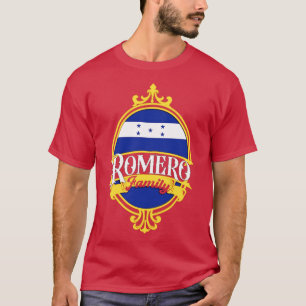 Romero Family Honduras Flag T-Shirt