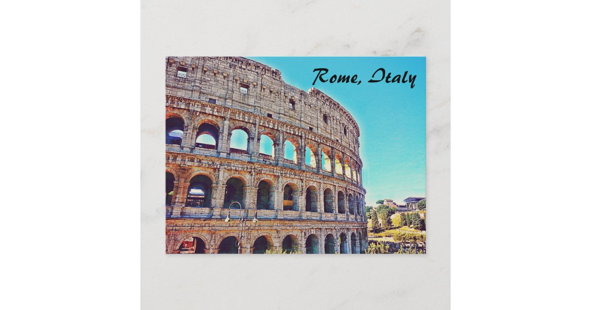 Rome's Colosseum Postcard | Zazzle