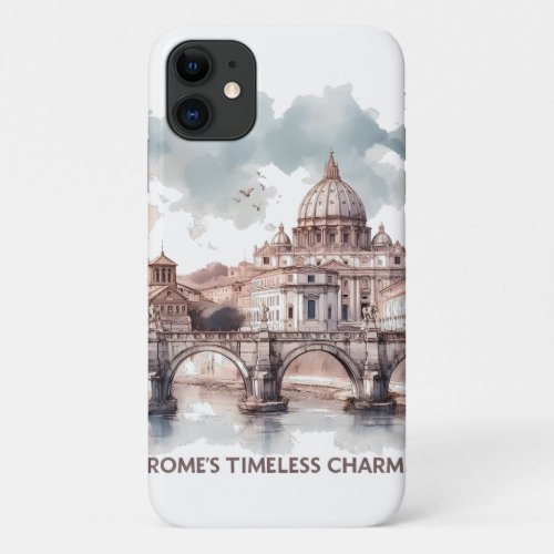 Romes Timeless Charm Italy Europe iPhone 11 Case