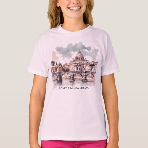 Romes Timeless Charm Italy Europe T_Shirt